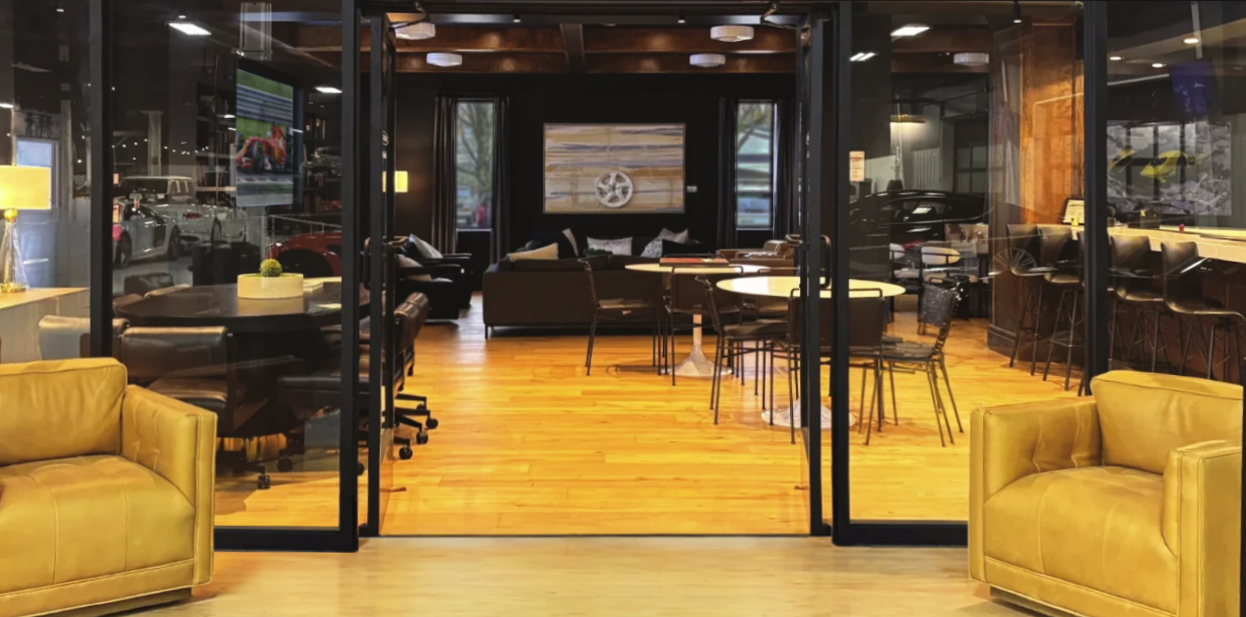 111 MotorClub lounge entrance