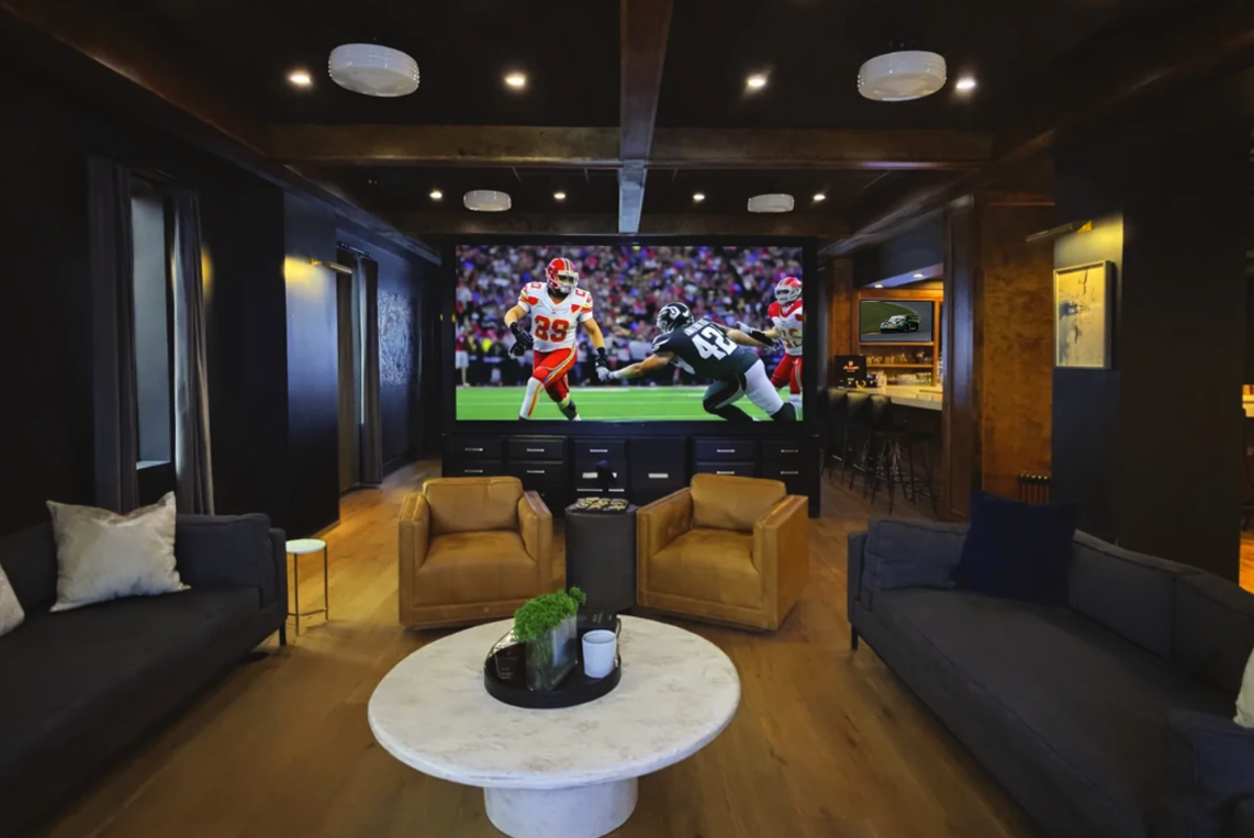 Sports viewing lounge